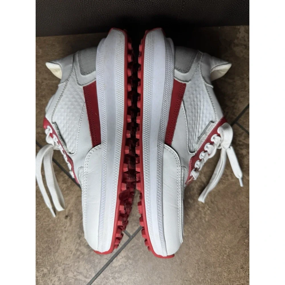 Duca Del Cosma 20th Anniversary Alanah Italian Golf Shoes Size 8.5 Red White